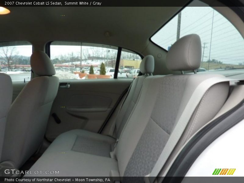 Summit White / Gray 2007 Chevrolet Cobalt LS Sedan