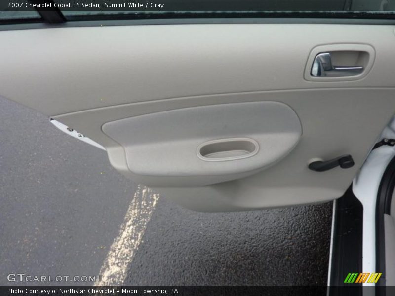 Summit White / Gray 2007 Chevrolet Cobalt LS Sedan