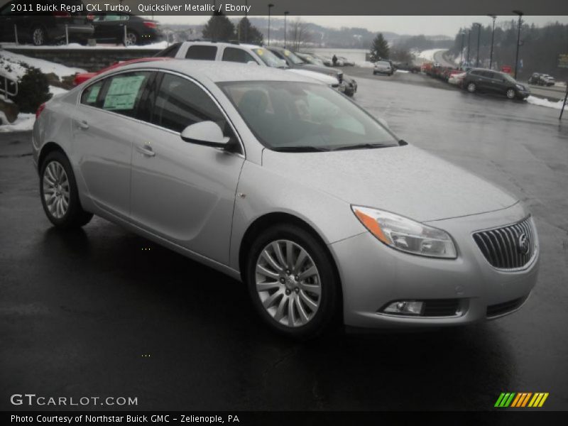 Quicksilver Metallic / Ebony 2011 Buick Regal CXL Turbo
