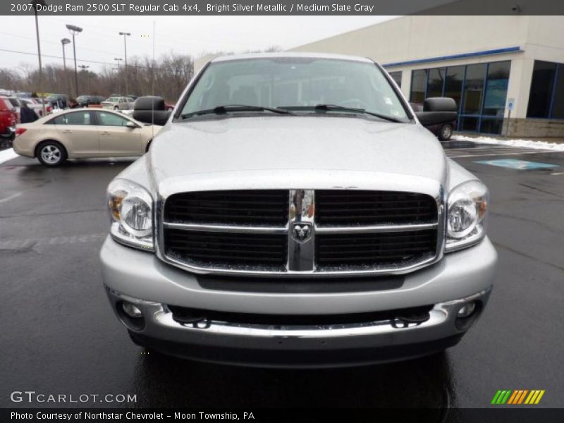 Bright Silver Metallic / Medium Slate Gray 2007 Dodge Ram 2500 SLT Regular Cab 4x4