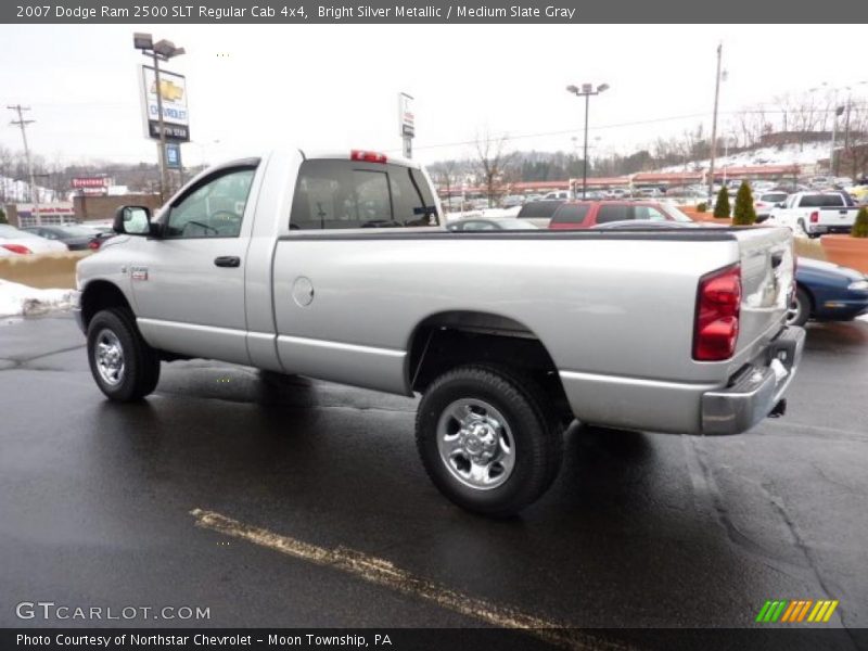 Bright Silver Metallic / Medium Slate Gray 2007 Dodge Ram 2500 SLT Regular Cab 4x4