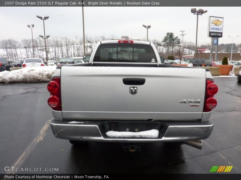 Bright Silver Metallic / Medium Slate Gray 2007 Dodge Ram 2500 SLT Regular Cab 4x4