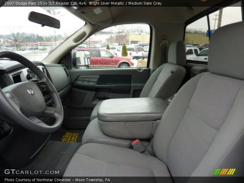 Bright Silver Metallic / Medium Slate Gray 2007 Dodge Ram 2500 SLT Regular Cab 4x4
