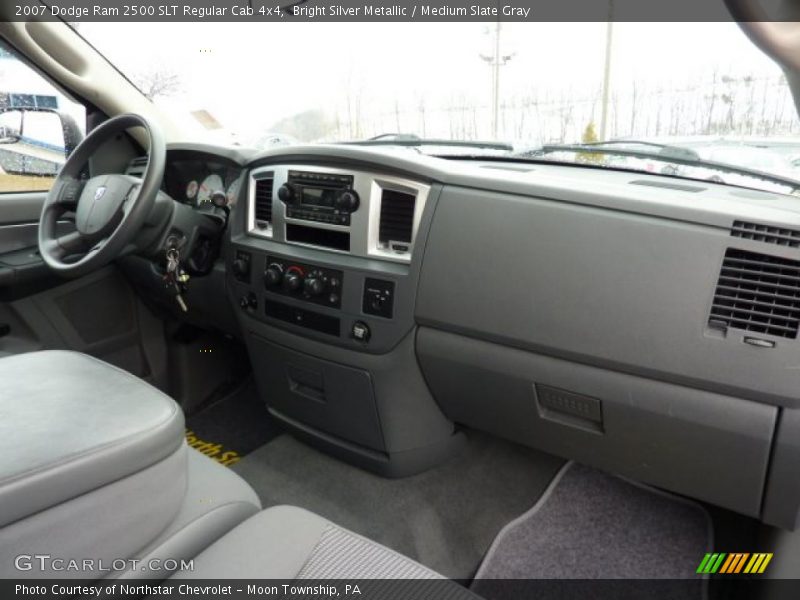 Bright Silver Metallic / Medium Slate Gray 2007 Dodge Ram 2500 SLT Regular Cab 4x4
