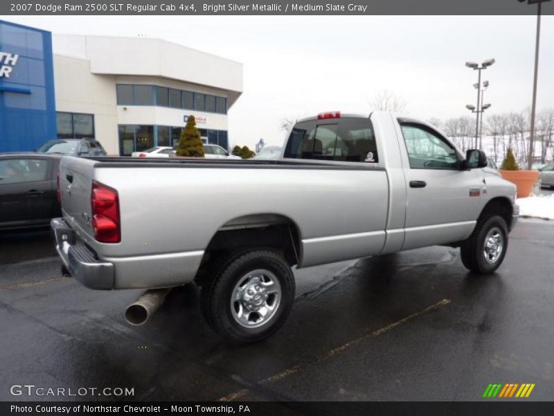 Bright Silver Metallic / Medium Slate Gray 2007 Dodge Ram 2500 SLT Regular Cab 4x4
