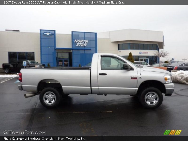 Bright Silver Metallic / Medium Slate Gray 2007 Dodge Ram 2500 SLT Regular Cab 4x4