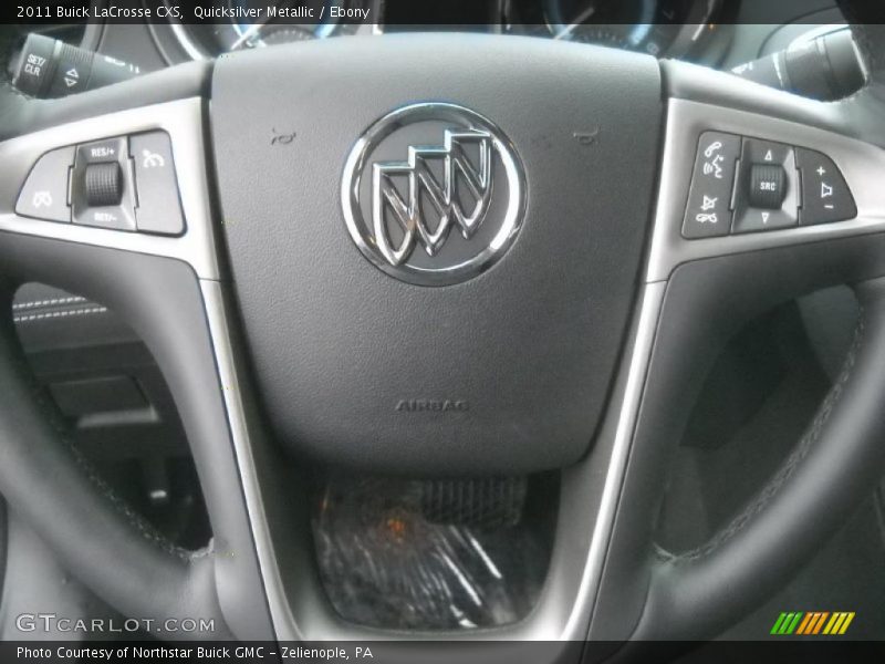 Quicksilver Metallic / Ebony 2011 Buick LaCrosse CXS