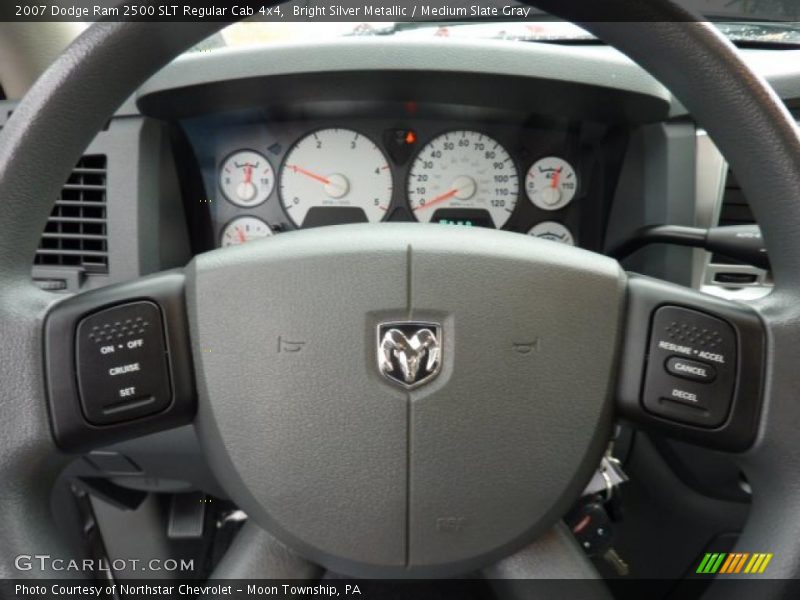 Bright Silver Metallic / Medium Slate Gray 2007 Dodge Ram 2500 SLT Regular Cab 4x4