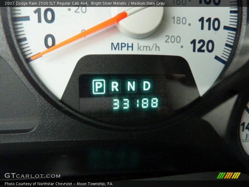 Bright Silver Metallic / Medium Slate Gray 2007 Dodge Ram 2500 SLT Regular Cab 4x4