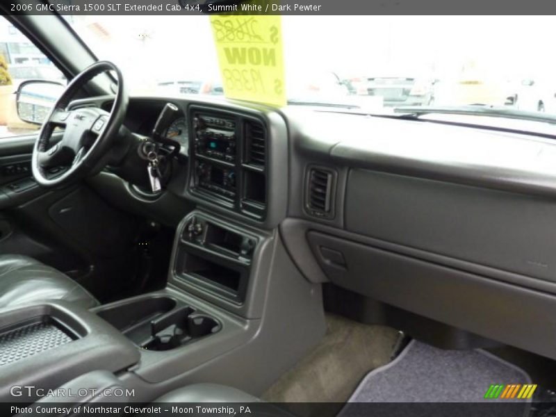 Summit White / Dark Pewter 2006 GMC Sierra 1500 SLT Extended Cab 4x4
