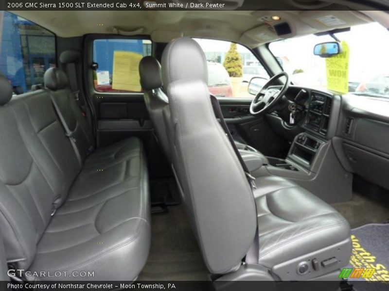 Summit White / Dark Pewter 2006 GMC Sierra 1500 SLT Extended Cab 4x4