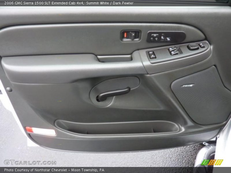 Summit White / Dark Pewter 2006 GMC Sierra 1500 SLT Extended Cab 4x4