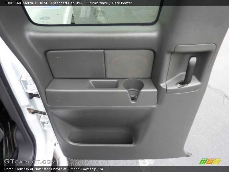 Summit White / Dark Pewter 2006 GMC Sierra 1500 SLT Extended Cab 4x4