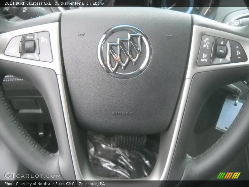 Quicksilver Metallic / Ebony 2011 Buick LaCrosse CXL