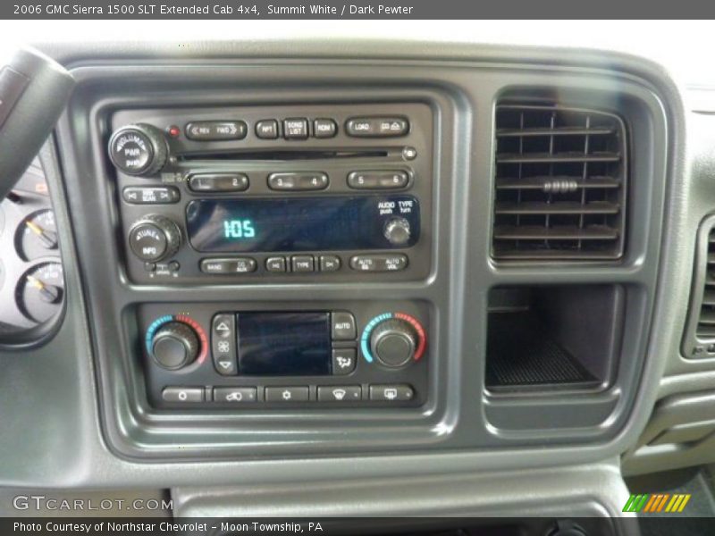 Summit White / Dark Pewter 2006 GMC Sierra 1500 SLT Extended Cab 4x4