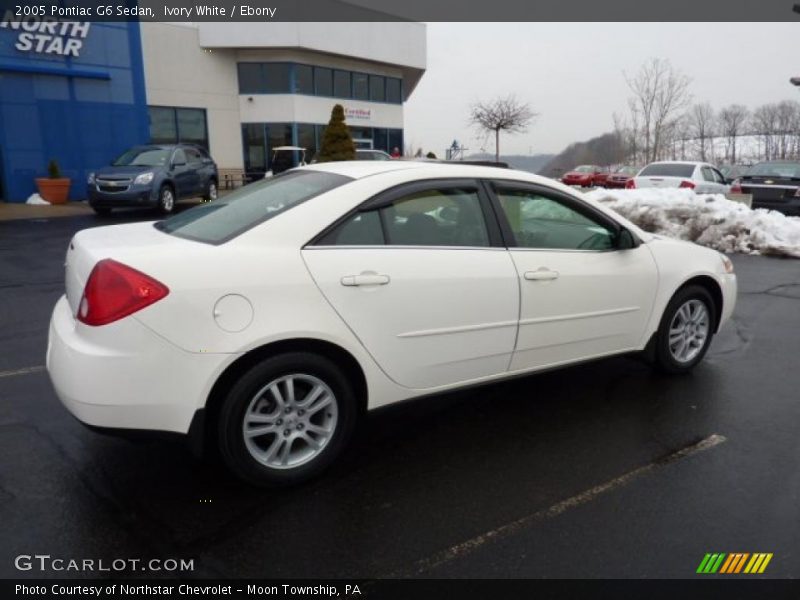 Ivory White / Ebony 2005 Pontiac G6 Sedan