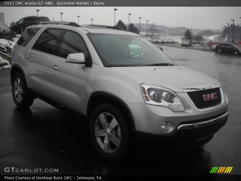 Quicksilver Metallic / Ebony 2011 GMC Acadia SLT AWD