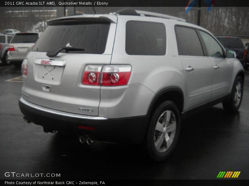 Quicksilver Metallic / Ebony 2011 GMC Acadia SLT AWD