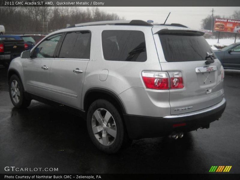 Quicksilver Metallic / Ebony 2011 GMC Acadia SLT AWD