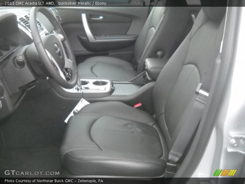 Quicksilver Metallic / Ebony 2011 GMC Acadia SLT AWD