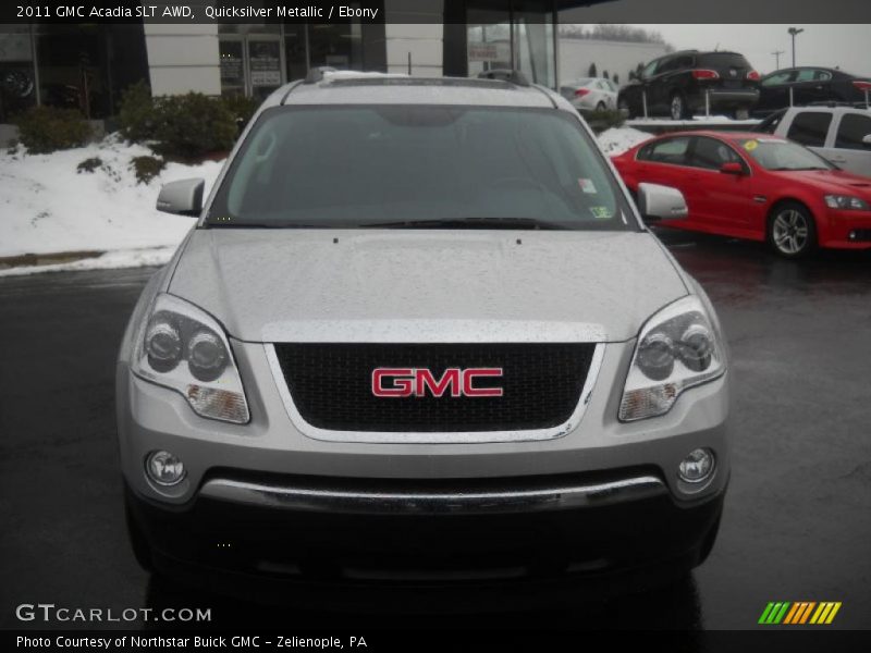 Quicksilver Metallic / Ebony 2011 GMC Acadia SLT AWD