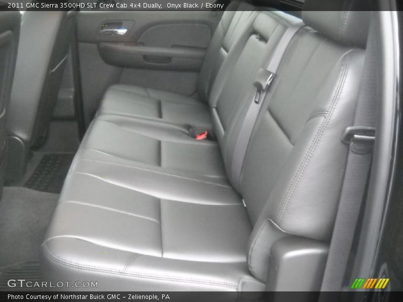 Onyx Black / Ebony 2011 GMC Sierra 3500HD SLT Crew Cab 4x4 Dually