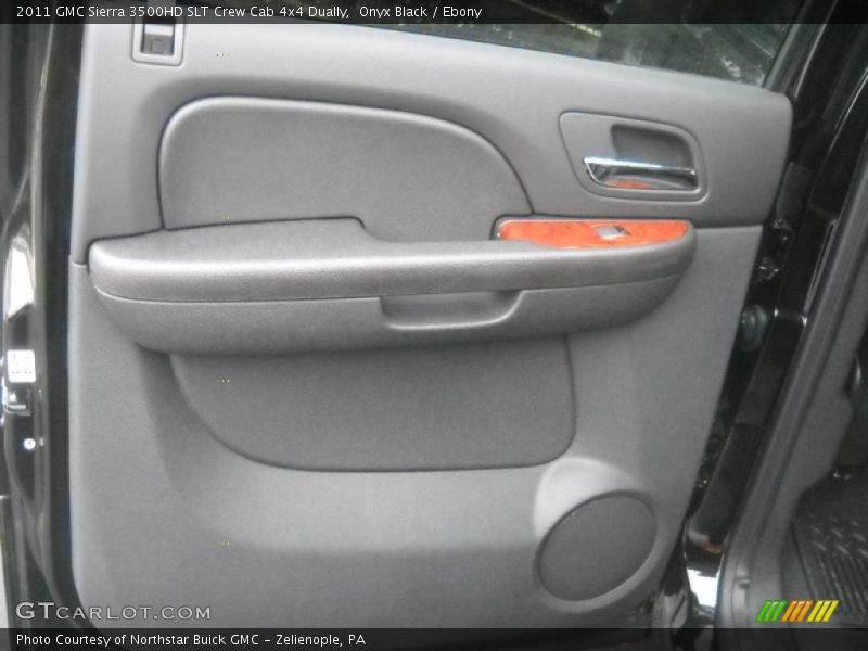 Onyx Black / Ebony 2011 GMC Sierra 3500HD SLT Crew Cab 4x4 Dually