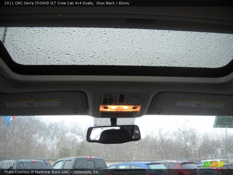Onyx Black / Ebony 2011 GMC Sierra 3500HD SLT Crew Cab 4x4 Dually
