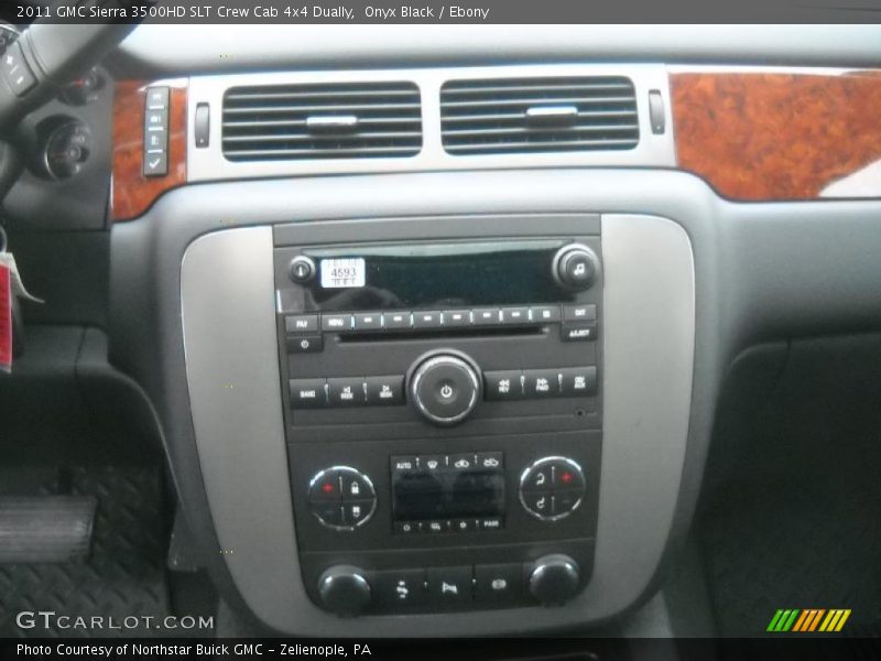 Onyx Black / Ebony 2011 GMC Sierra 3500HD SLT Crew Cab 4x4 Dually
