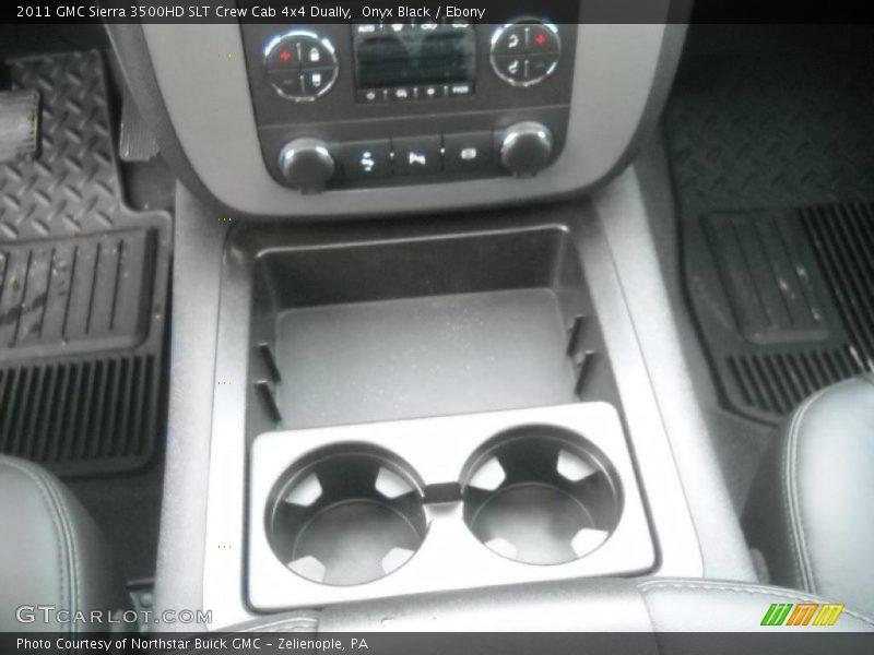 Onyx Black / Ebony 2011 GMC Sierra 3500HD SLT Crew Cab 4x4 Dually