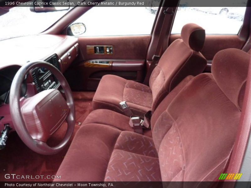  1996 Caprice Classic Sedan Burgundy Red Interior