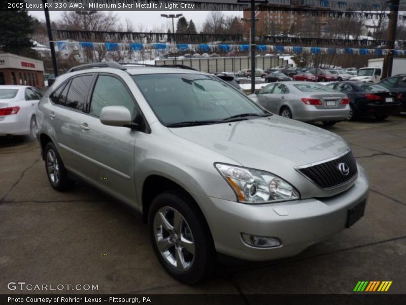 Millenium Silver Metallic / Light Gray 2005 Lexus RX 330 AWD