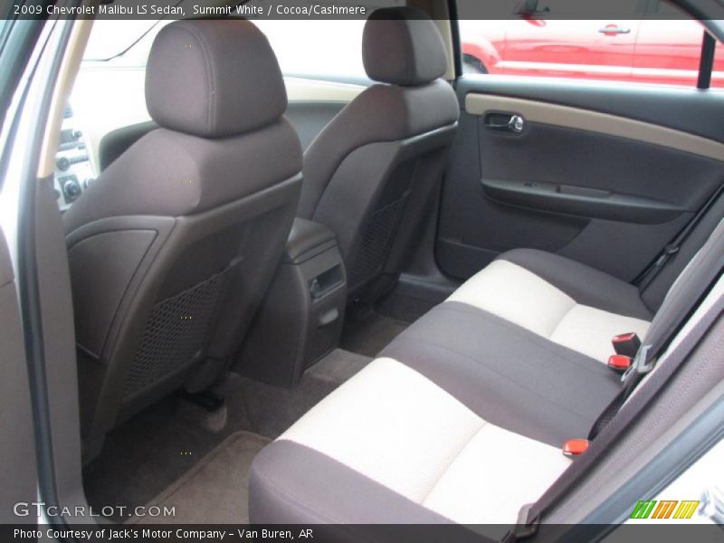 Summit White / Cocoa/Cashmere 2009 Chevrolet Malibu LS Sedan
