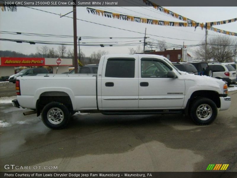 Summit White / Neutral 2004 GMC Sierra 2500HD SLE Crew Cab