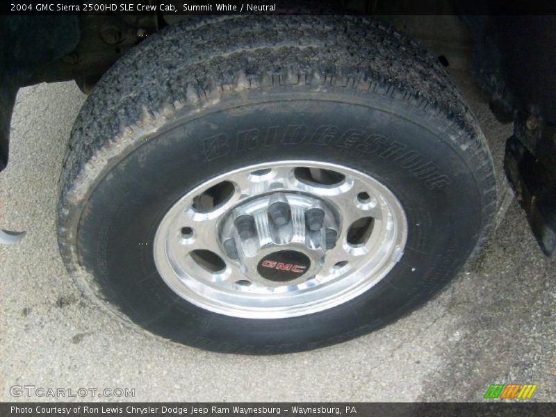 Summit White / Neutral 2004 GMC Sierra 2500HD SLE Crew Cab