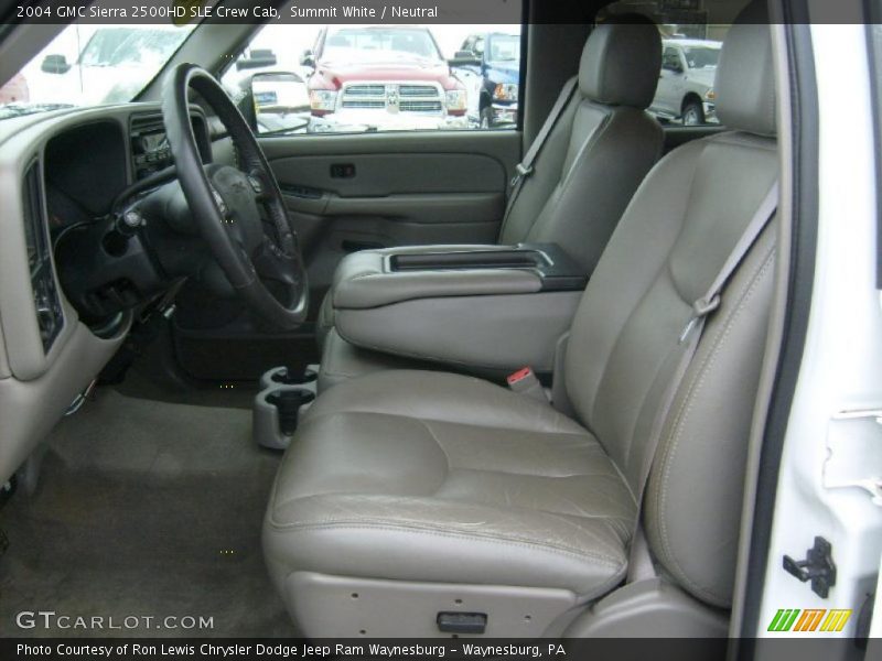 Summit White / Neutral 2004 GMC Sierra 2500HD SLE Crew Cab
