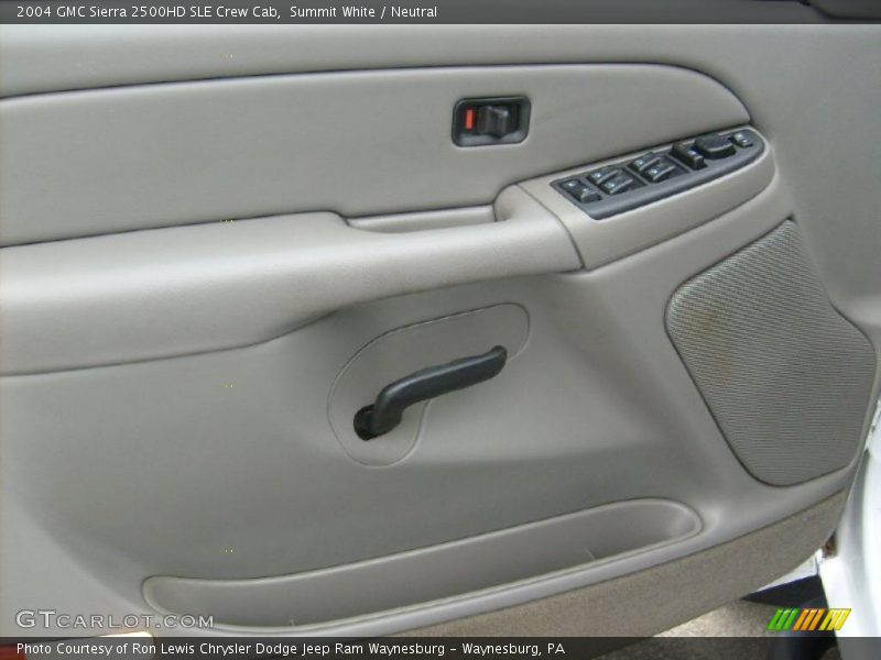 Summit White / Neutral 2004 GMC Sierra 2500HD SLE Crew Cab