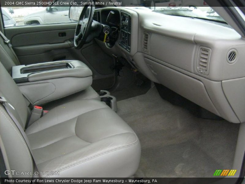 Summit White / Neutral 2004 GMC Sierra 2500HD SLE Crew Cab