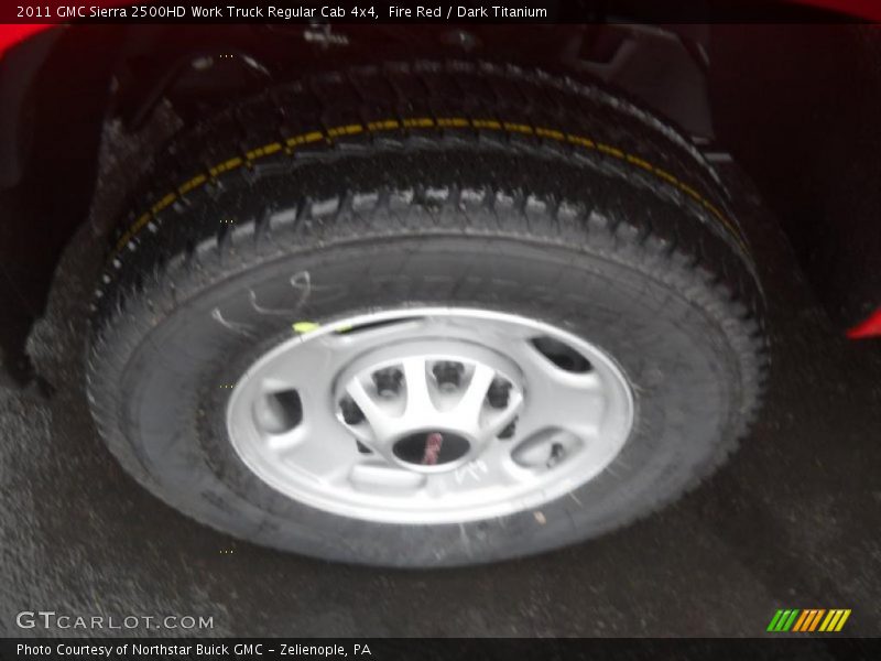 Fire Red / Dark Titanium 2011 GMC Sierra 2500HD Work Truck Regular Cab 4x4