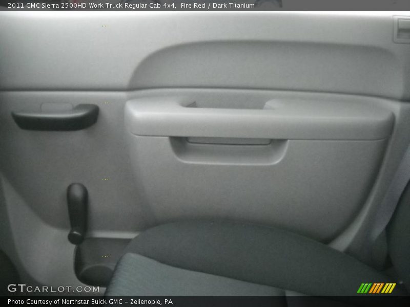 Fire Red / Dark Titanium 2011 GMC Sierra 2500HD Work Truck Regular Cab 4x4