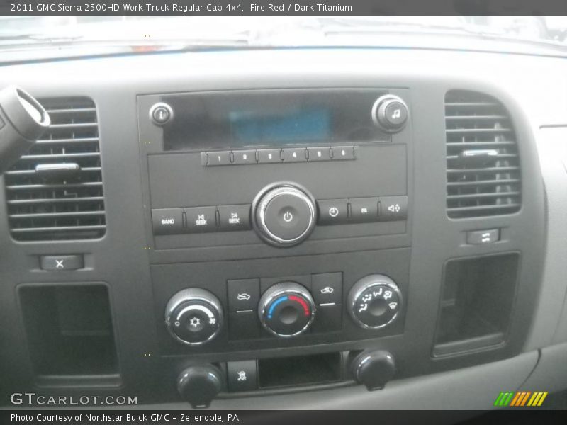 Fire Red / Dark Titanium 2011 GMC Sierra 2500HD Work Truck Regular Cab 4x4