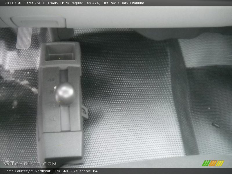 Fire Red / Dark Titanium 2011 GMC Sierra 2500HD Work Truck Regular Cab 4x4