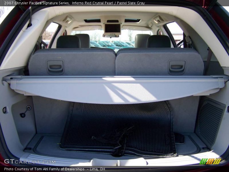 Inferno Red Crystal Pearl / Pastel Slate Gray 2007 Chrysler Pacifica Signature Series