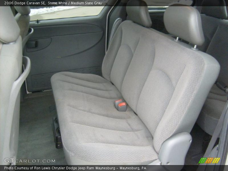 Stone White / Medium Slate Gray 2006 Dodge Caravan SE