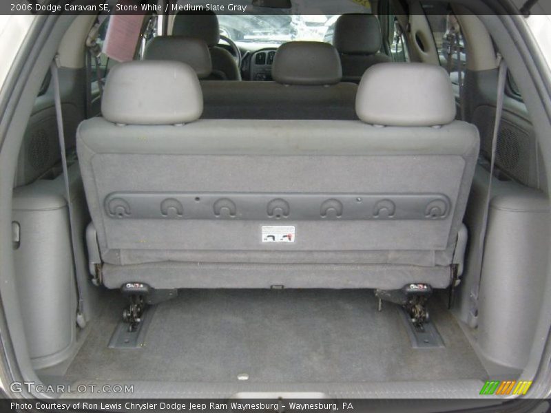 Stone White / Medium Slate Gray 2006 Dodge Caravan SE