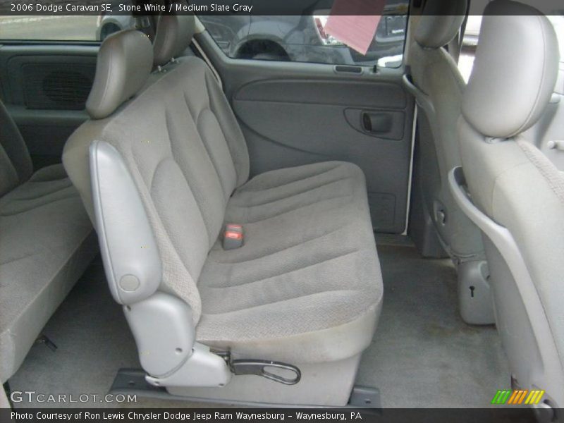 Stone White / Medium Slate Gray 2006 Dodge Caravan SE