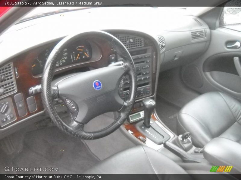  2001 9-5 Aero Sedan Medium Gray Interior