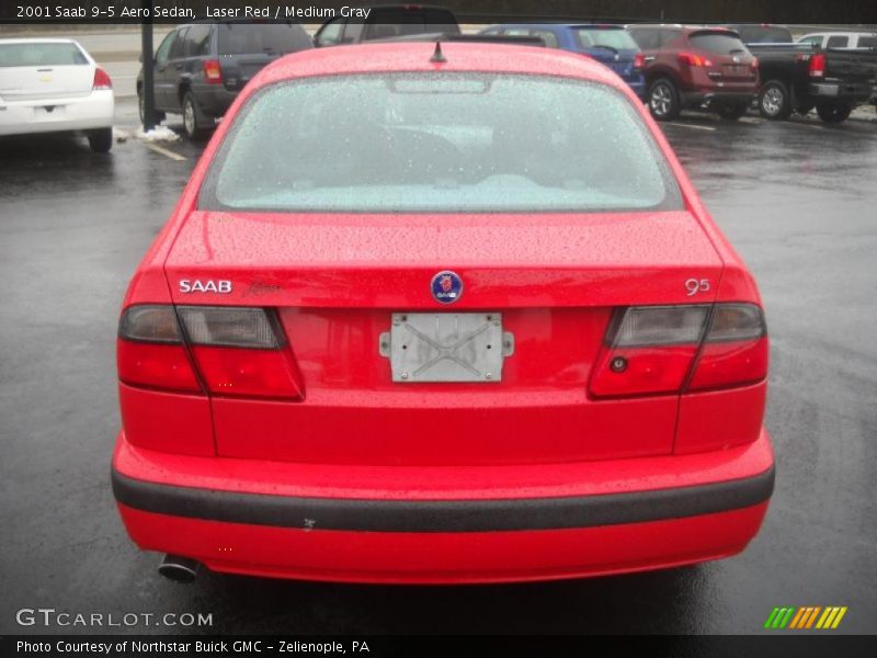 Laser Red / Medium Gray 2001 Saab 9-5 Aero Sedan