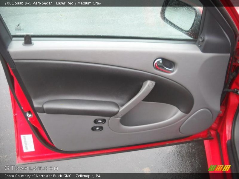 Laser Red / Medium Gray 2001 Saab 9-5 Aero Sedan