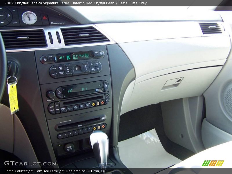 Inferno Red Crystal Pearl / Pastel Slate Gray 2007 Chrysler Pacifica Signature Series